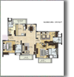 3BHK WITH SERVANT & STORE (2353 SQ.FT.)