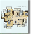 4BHK DELUXE WITH SERVANT & STORE (2795 SQ.FT.)